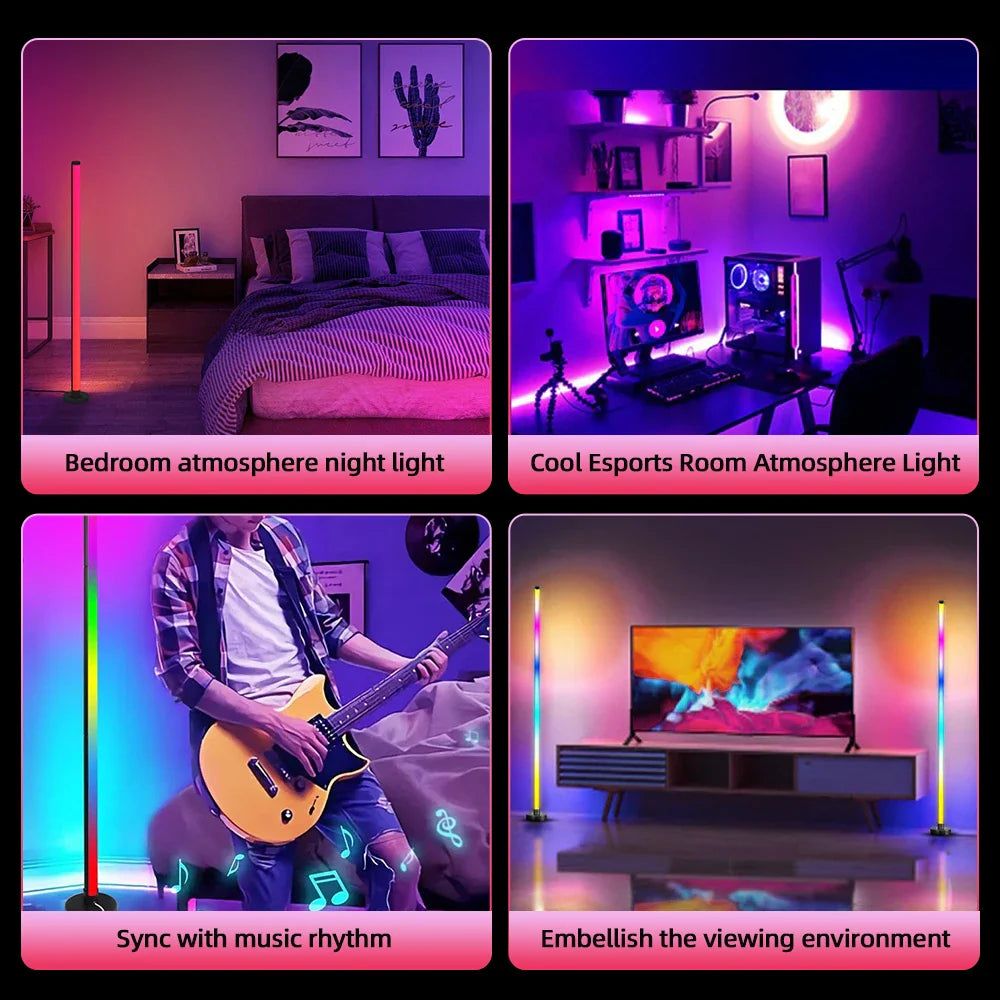 GlowSync RGB Floor Lamp